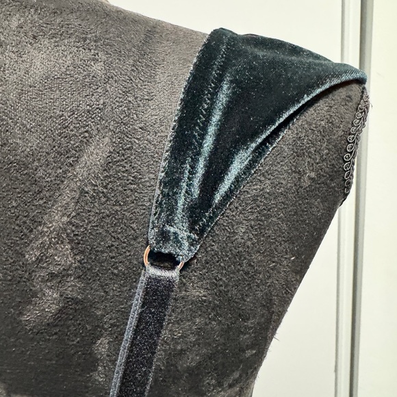 Victoria's Secret Dream Angels Velvet Corset Bra Top Black - Picture 7 of 9